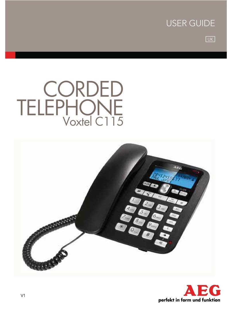 AEG Voxtel C115 user guide