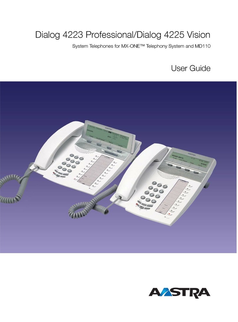 Aastra DIALOG 4223 PROFESSIONAL user guide