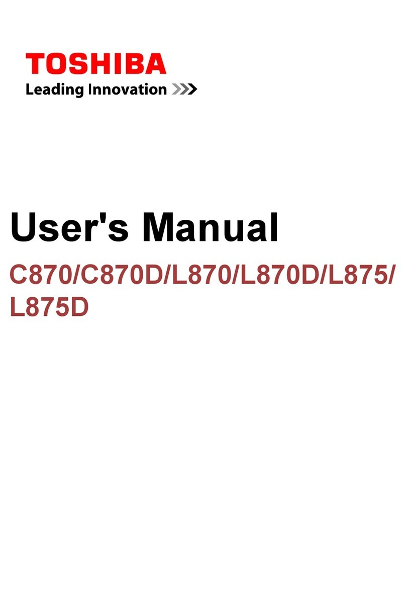Toshiba Satellite L875D User manual