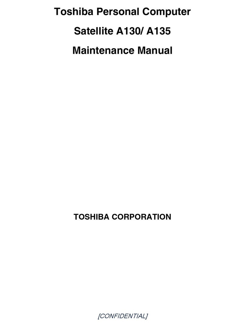 Toshiba Satellite A130 User manual