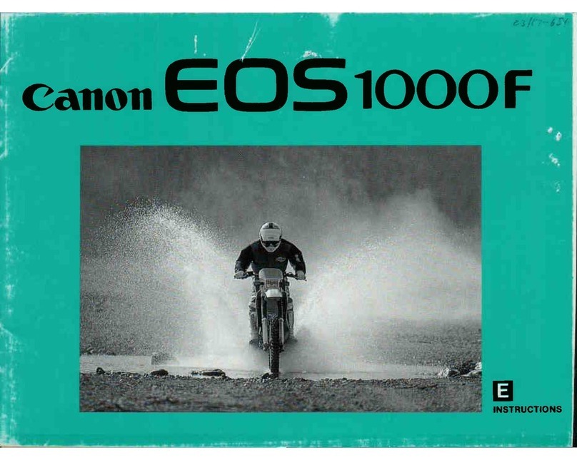 Canon EOS 1000 F User manual