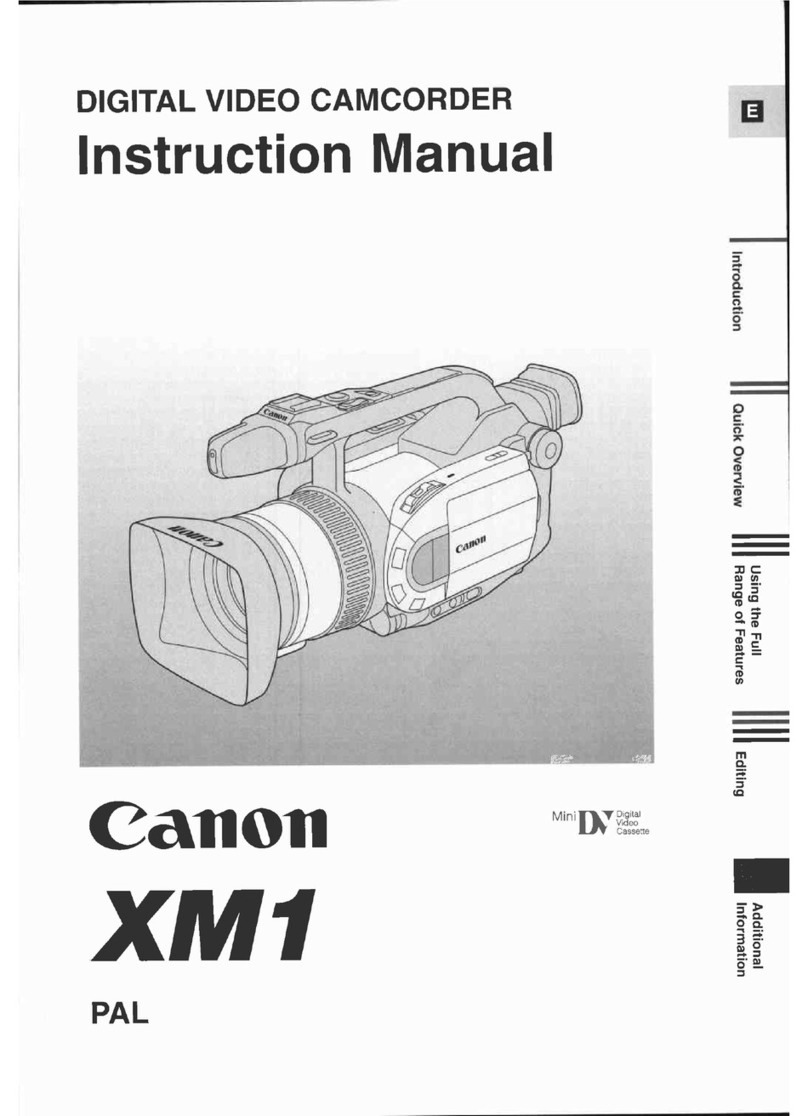 Canon XM1 instruction manual