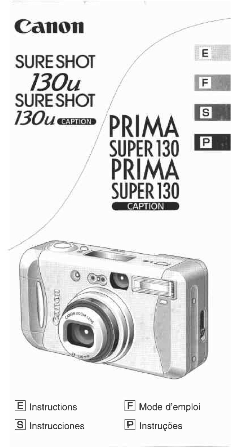 Canon Sure shot 130 u caption instructions
