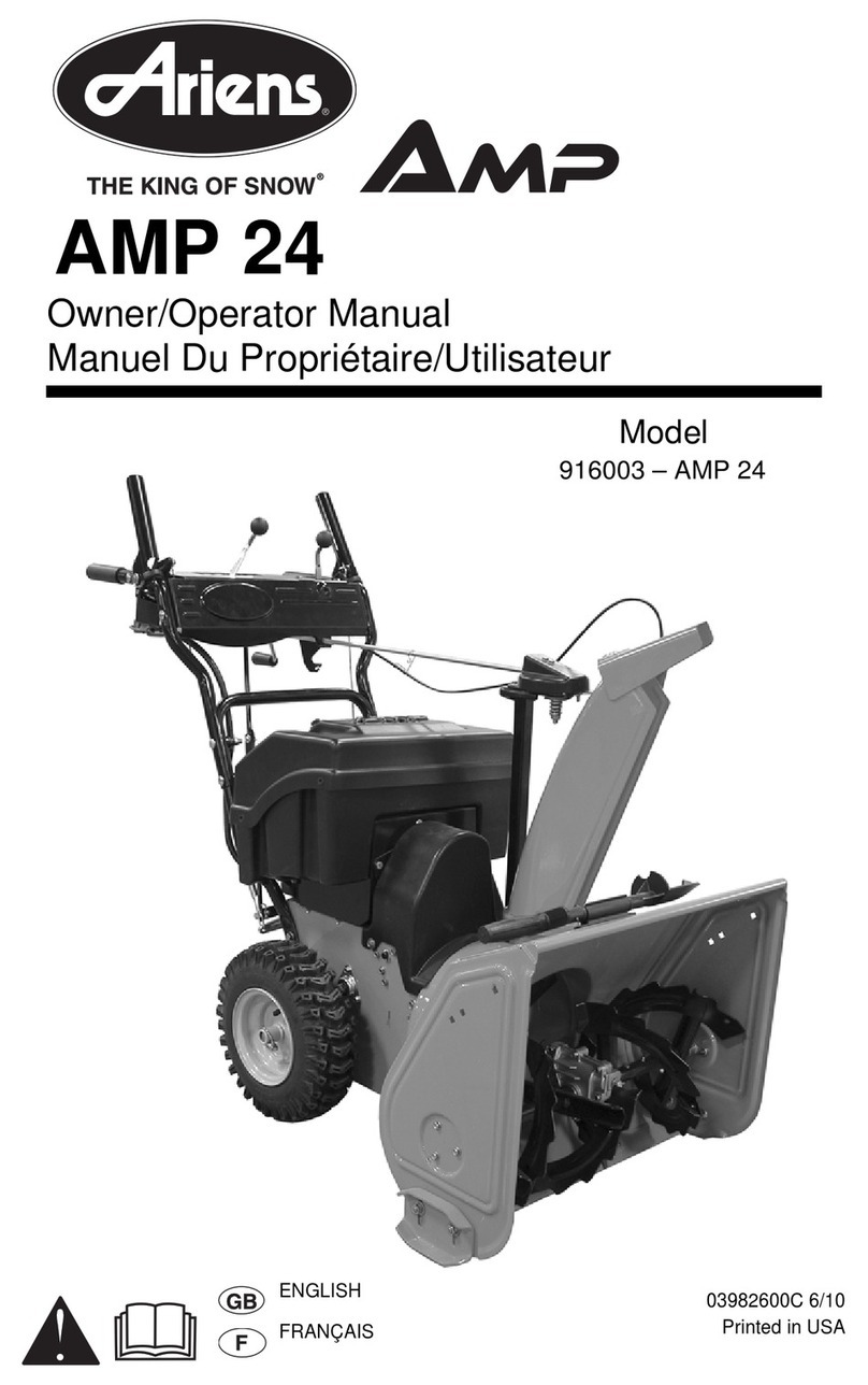 Ariens 916003 - AMP 24 owner's manual Ariens 916003 - AMP 24 owner's manual