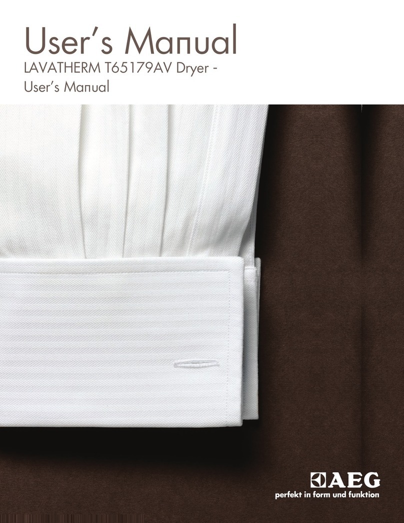 AEG LAVATHERM T65179AV User manual