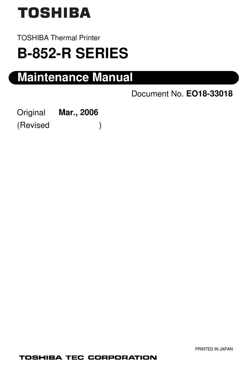 Toshiba B-852-R Series User manual