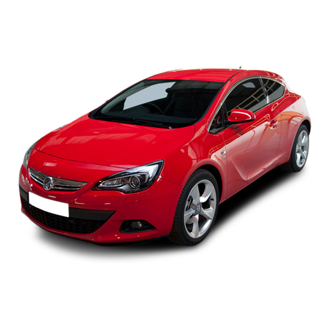Vauxhall Astra GTC User manual