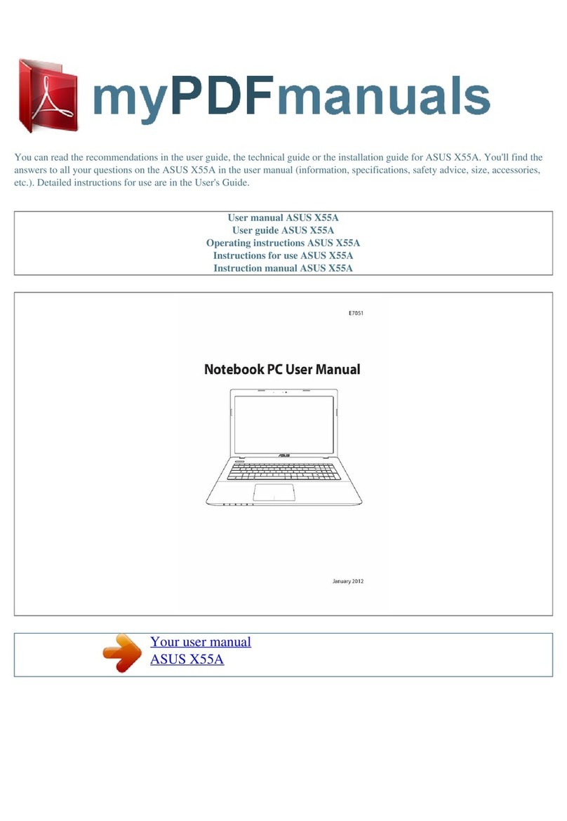 Asus Asus X55A User manual