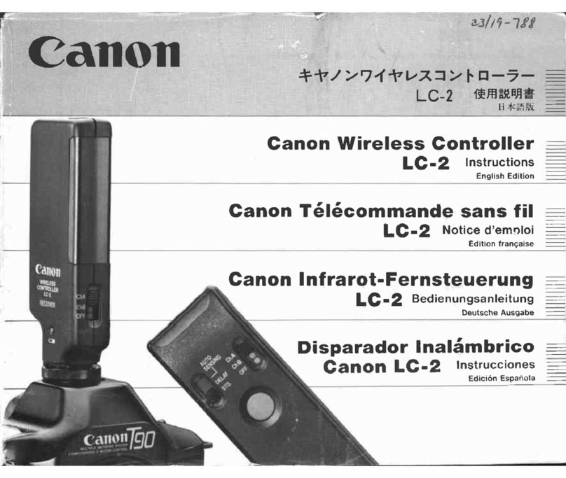 Canon LC-2 User manual