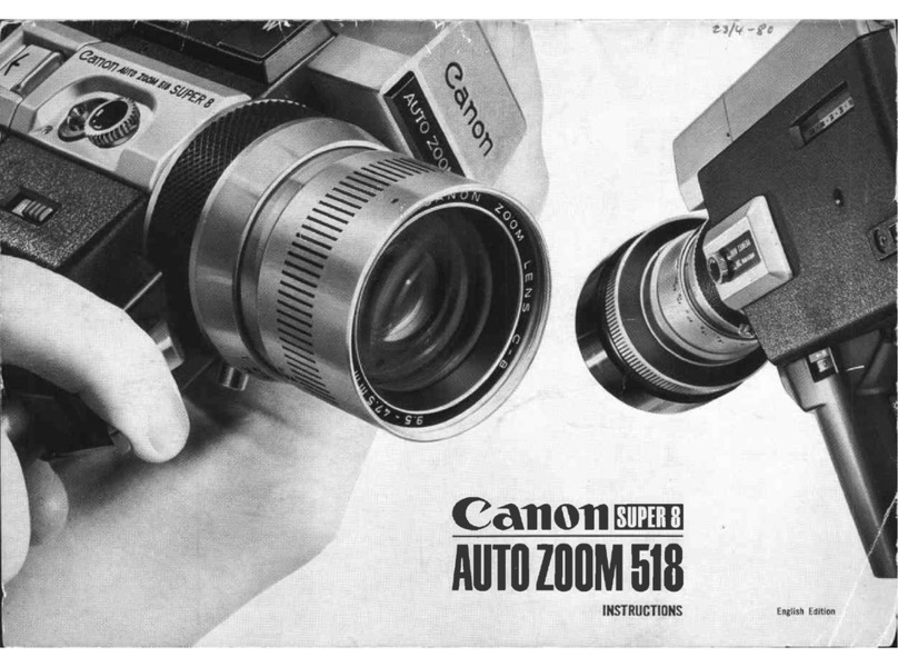 Canon Auto Zoom 518 User manual