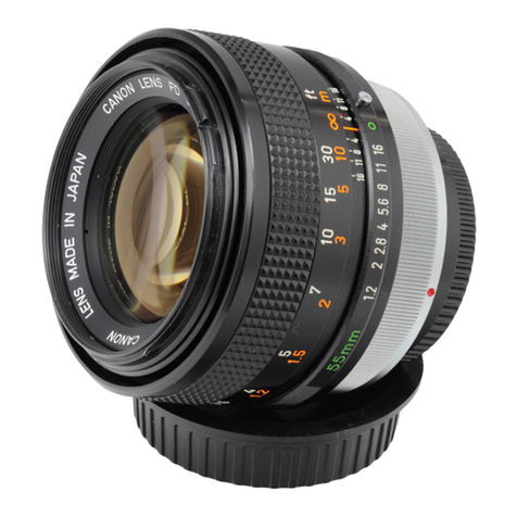 Canon FD Lens instructions