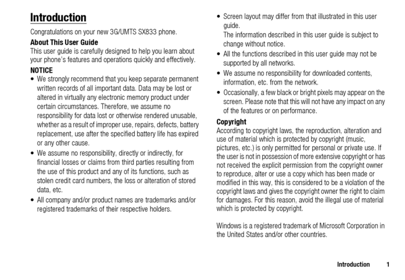 Sharp SX833 user guide