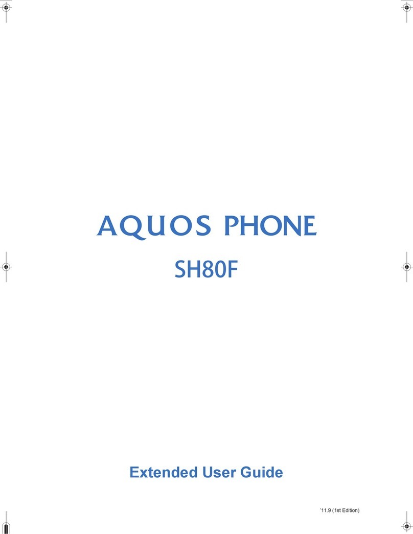 Sharp Aquos SH80F User manual