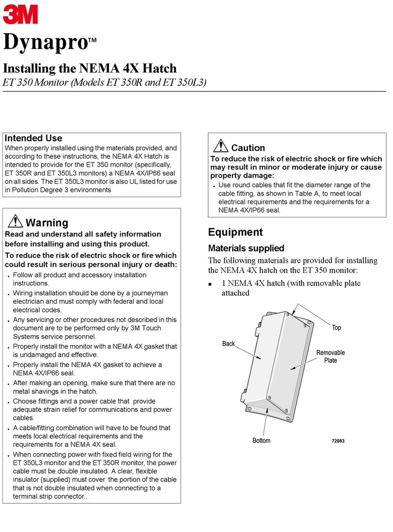 3M Dynapro ET 350L3 User manual