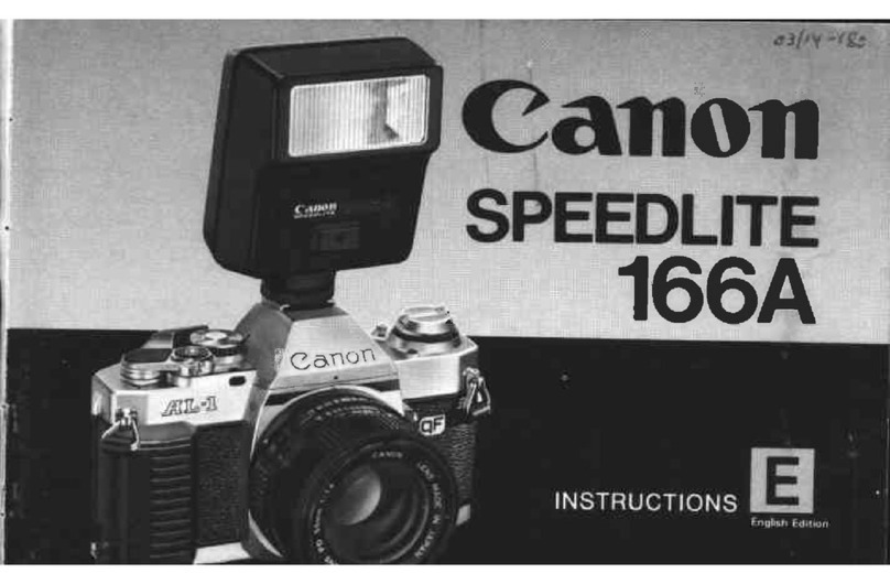 Canon Speedlite 166 A instructions