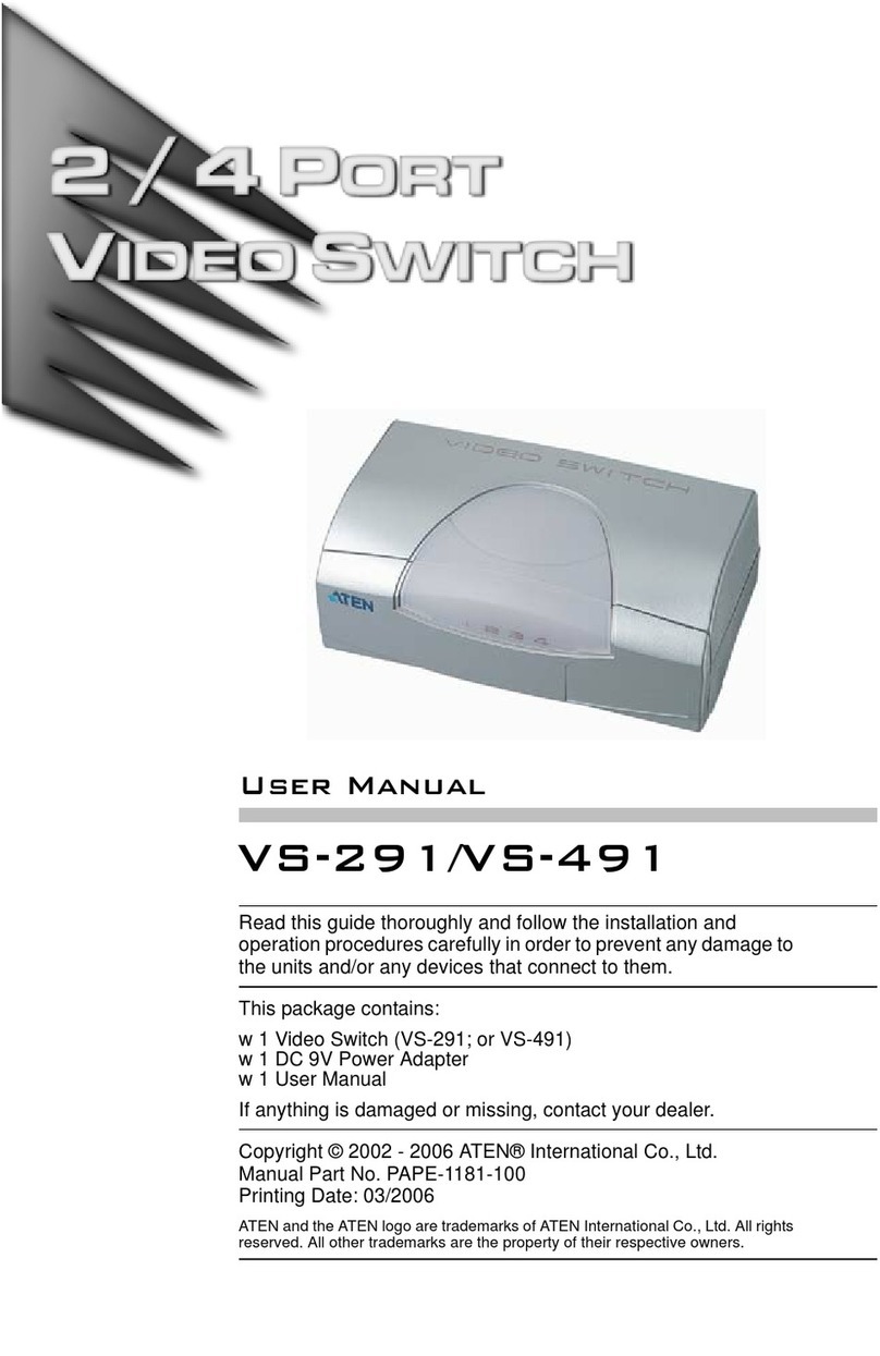 ATEN VS-291 user manual