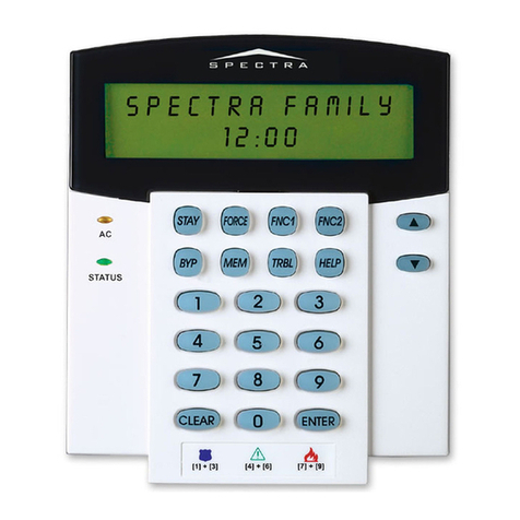 Paradox Spectra 1641BL User manual