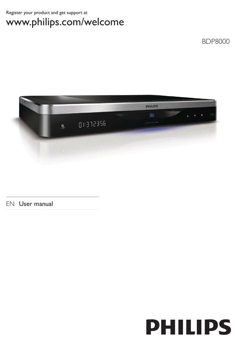 Philips BDP8000 user manual