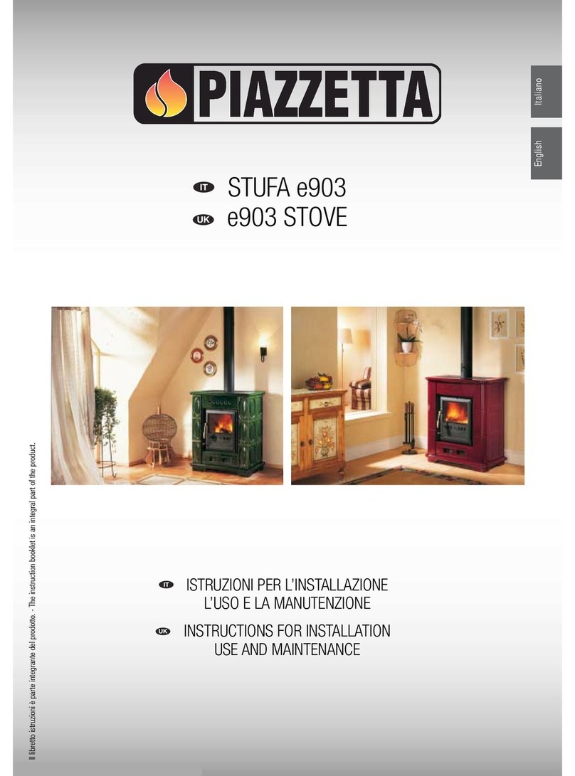 Piazzetta E903 Instructions for installation