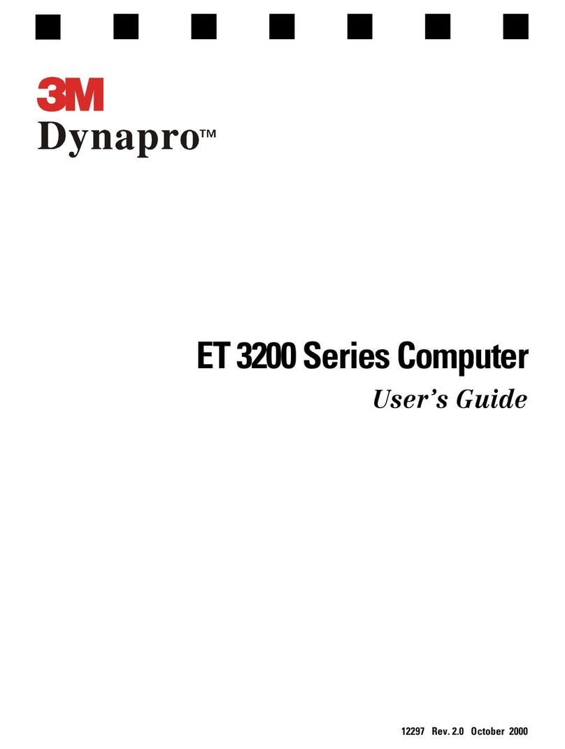 3M Dynapro ET 3200 Series User manual
