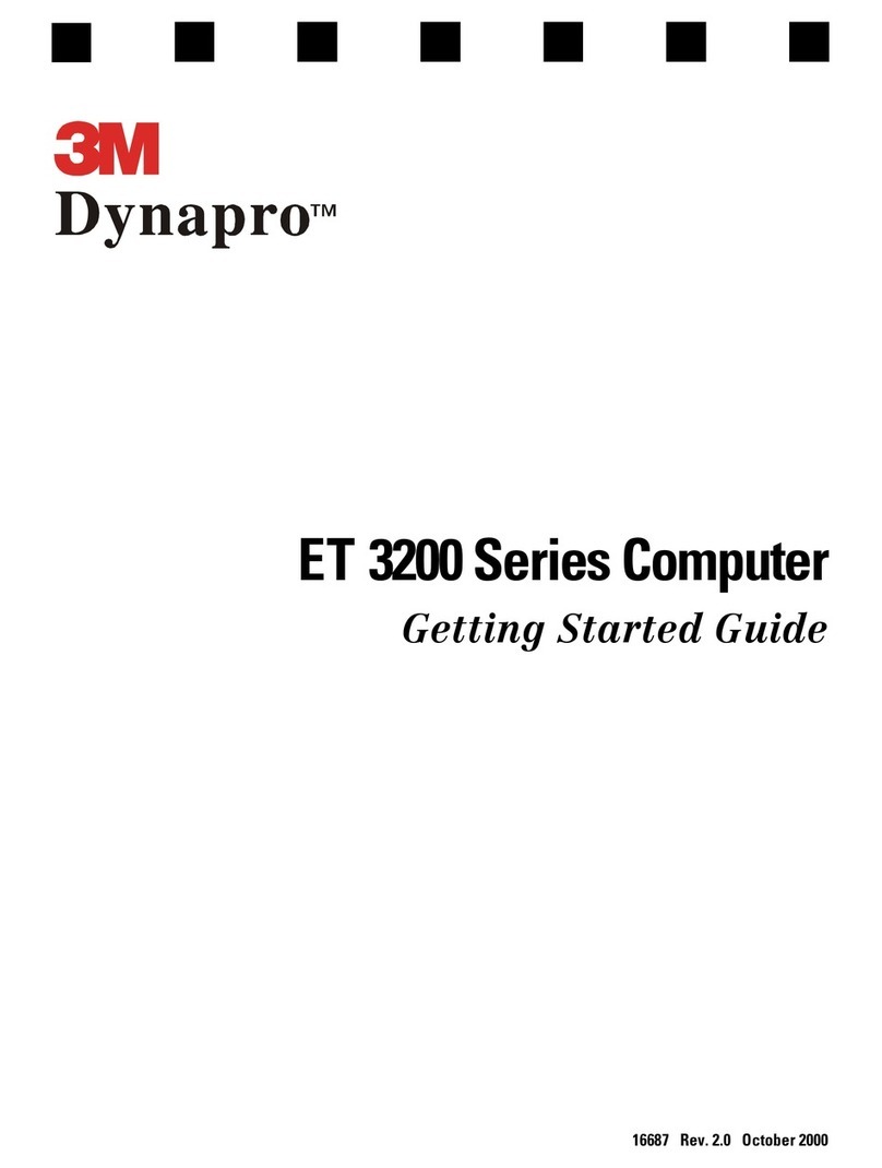 3M Dynapro ET 3200 Series User manual