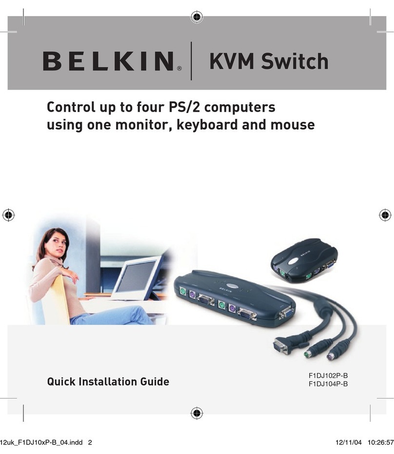 Belkin OmniView F1DJ102P-B User manual Belkin OmniView F1DJ102P-B User manual
