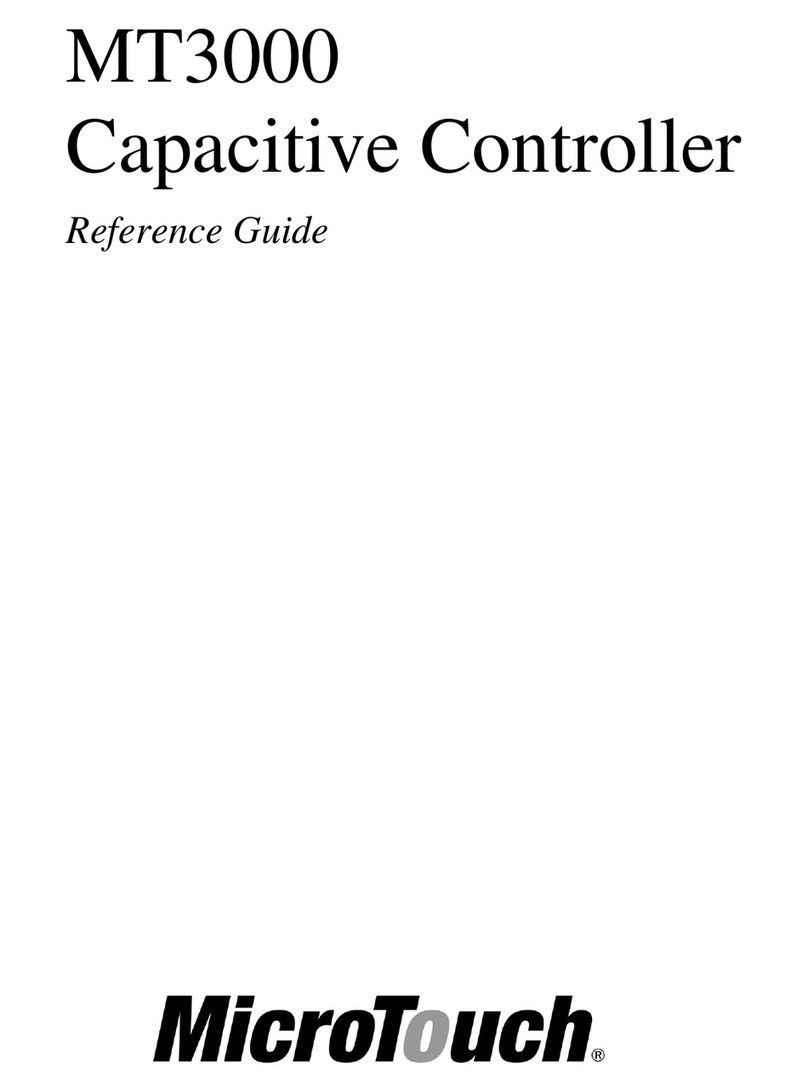 MicroTouch Micro Touch Capacitive Controller MT3000 reference guide