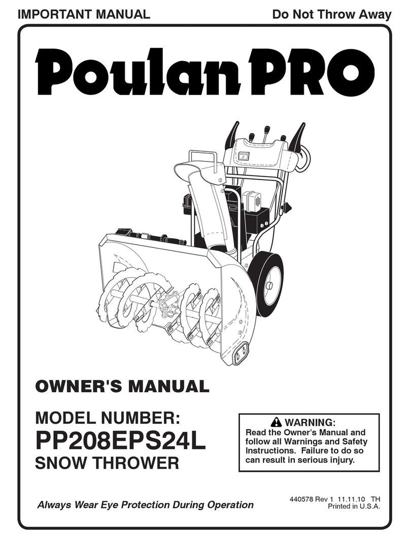 Poulan Pro PP208EPS24L owner's manual