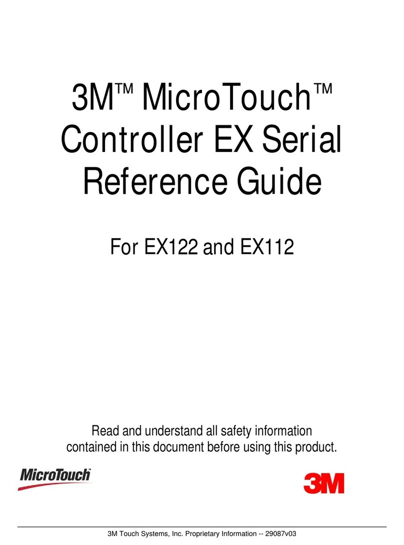 3M Touch Screen Controller EX112 User manual