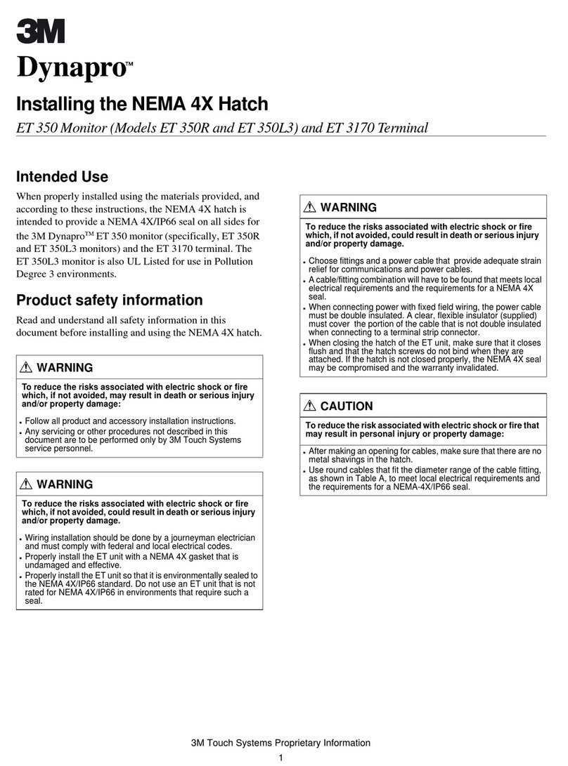 3M Dynapro ET 350R User manual