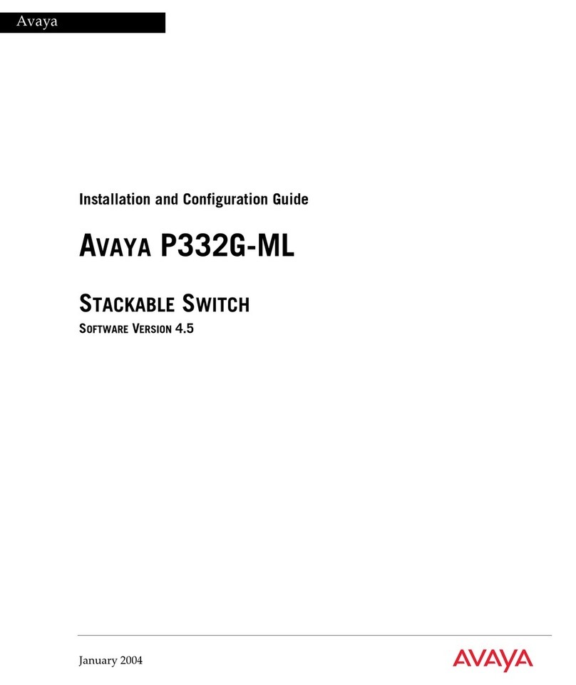 Avaya P332G-ML Installation and configuration guide
