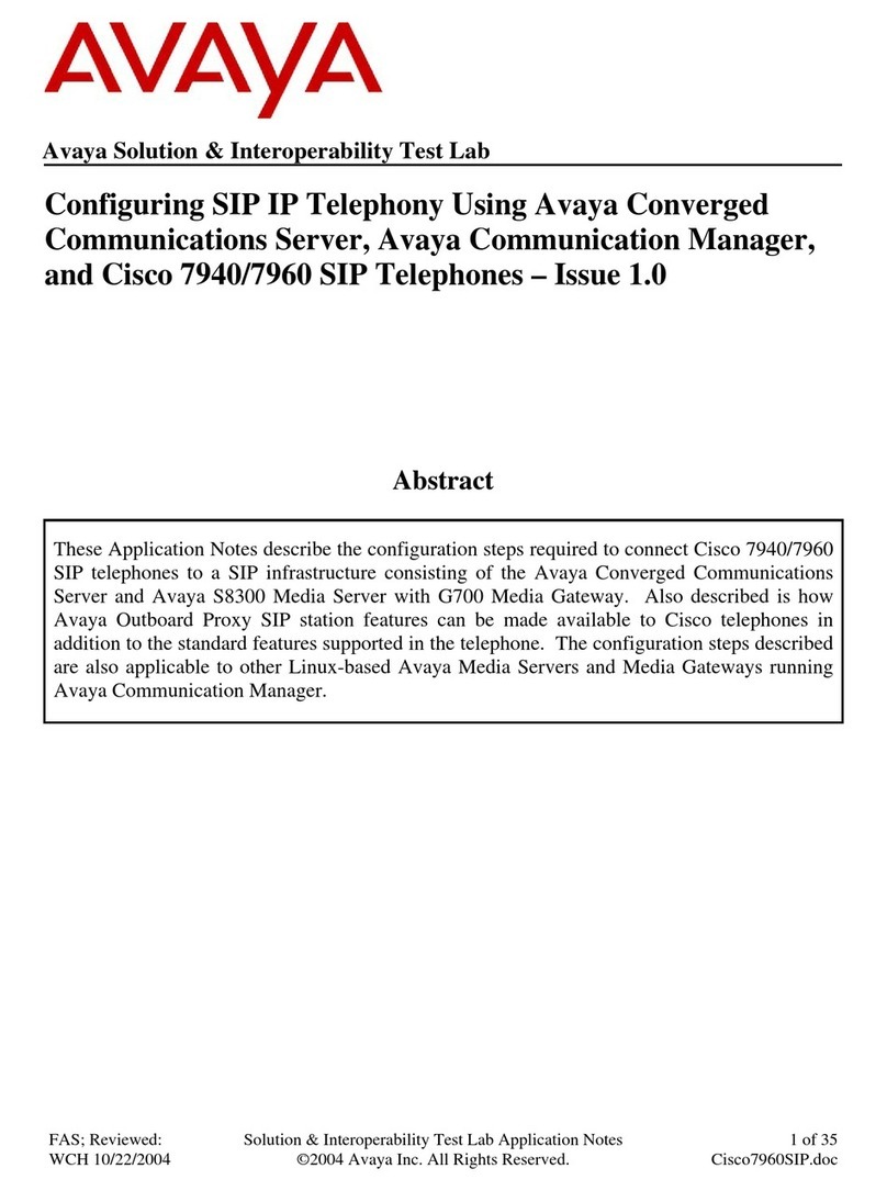 Cisco 7940G User manual