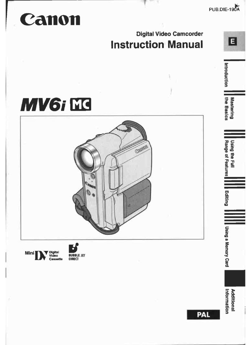Canon MV 6 I MC User manual