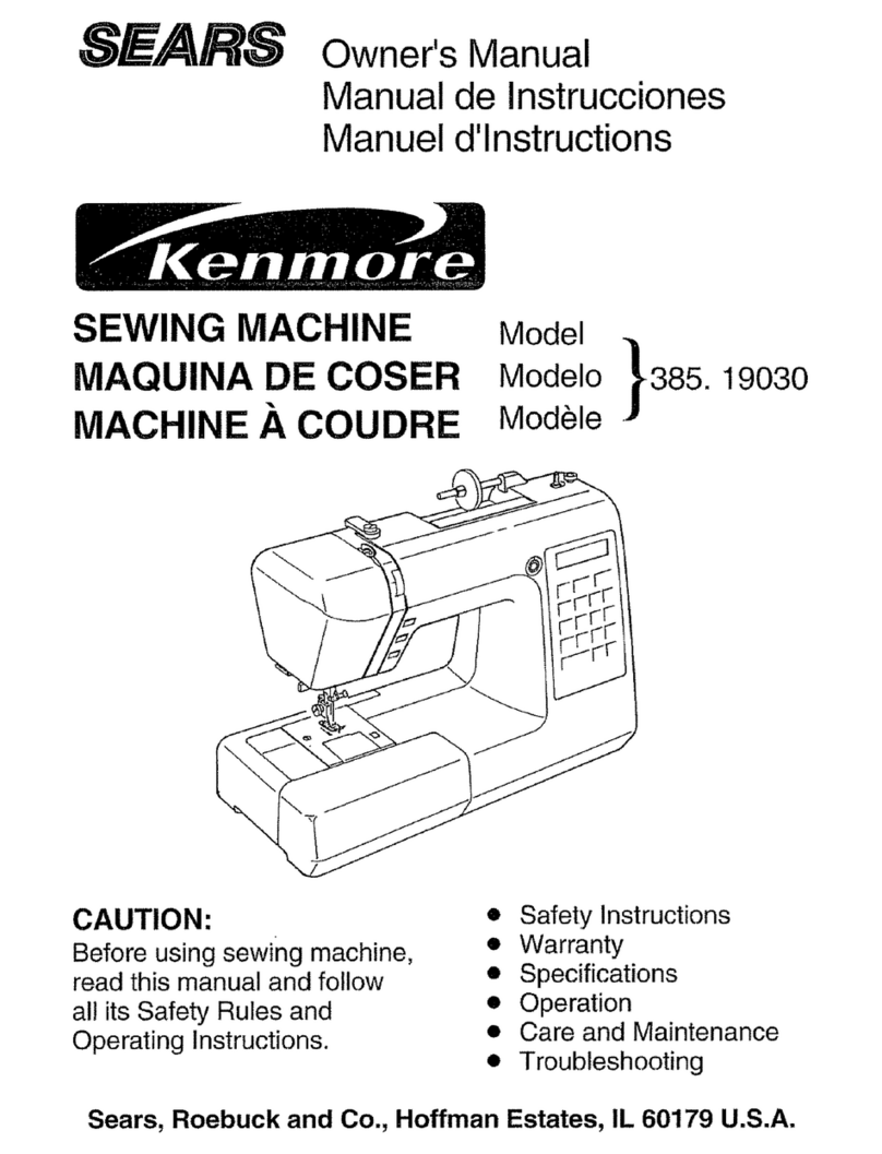 Sears Kenmore 385.19030 owner's manual
