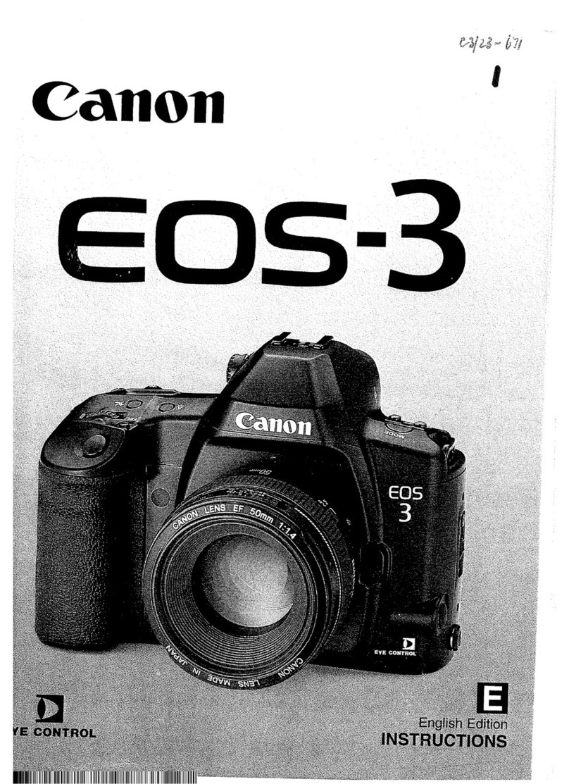 Canon EOS 3 User manual