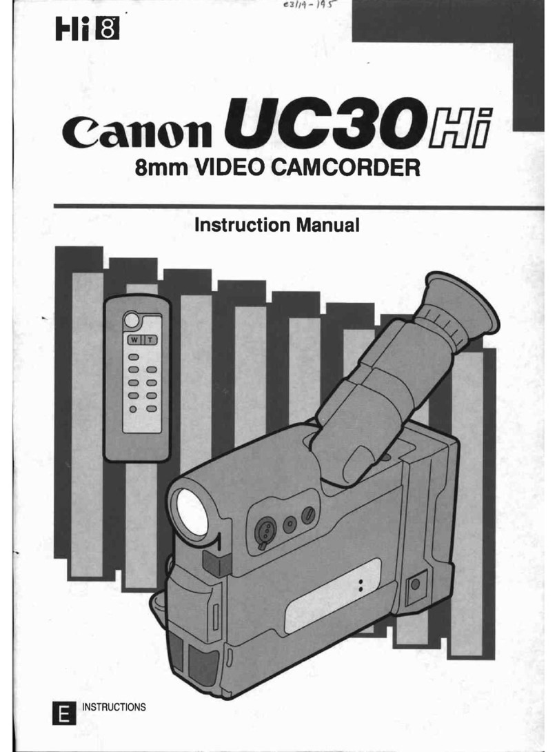 Canon UC X 30 Hi instruction manual