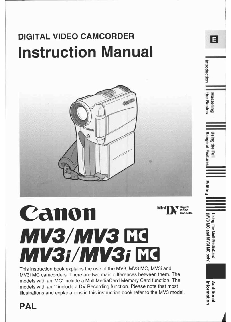 Canon MV 3 i User manual