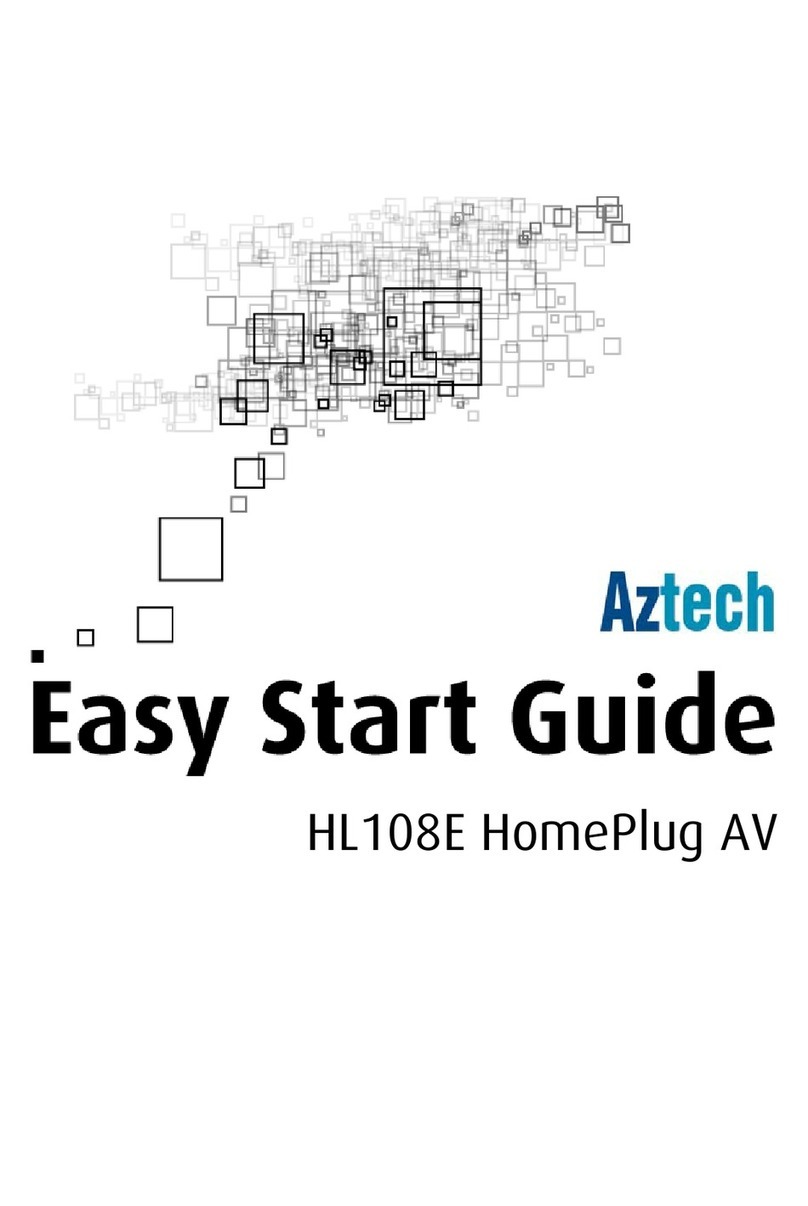Aztech HomePlug HL108E Easy start guide