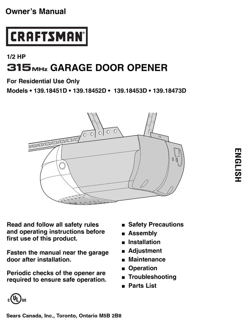 Craftsman 39.18451D owner's manual