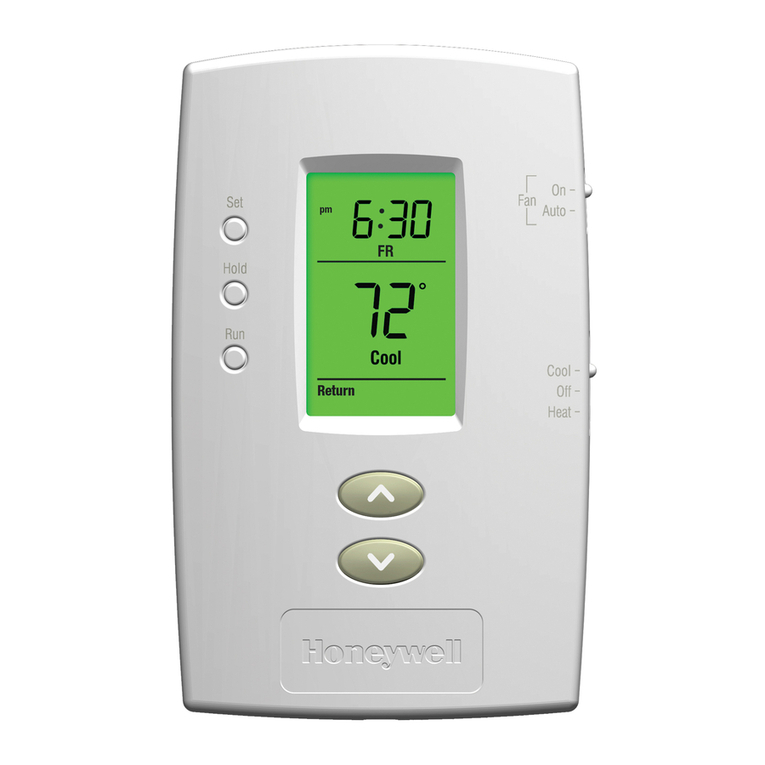Honeywell PRO TH2000 Series User manual