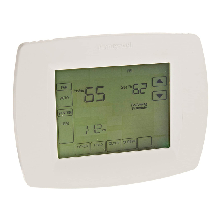 Honeywell VisionPRO TH8110U installation instructions