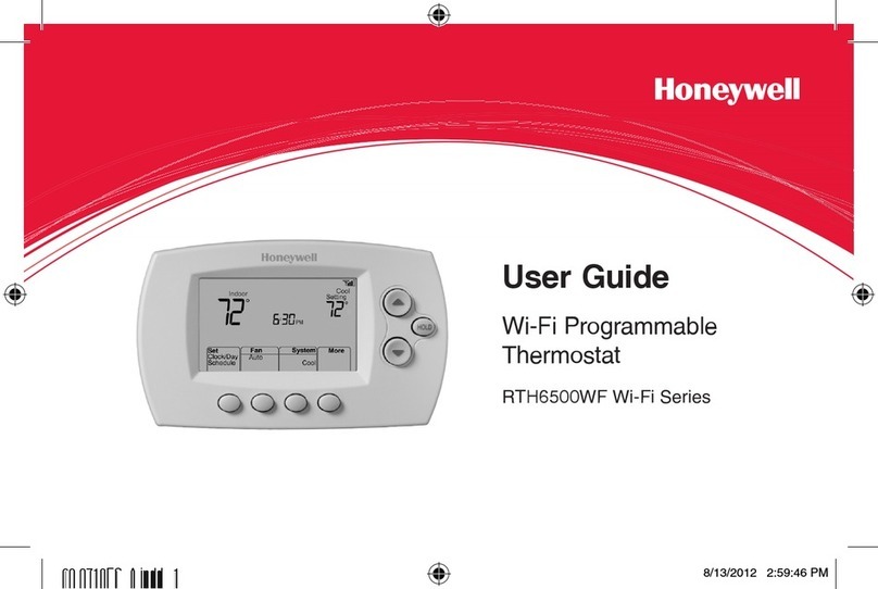 Honeywell RTH6500WF Wi-Fi Series User manual