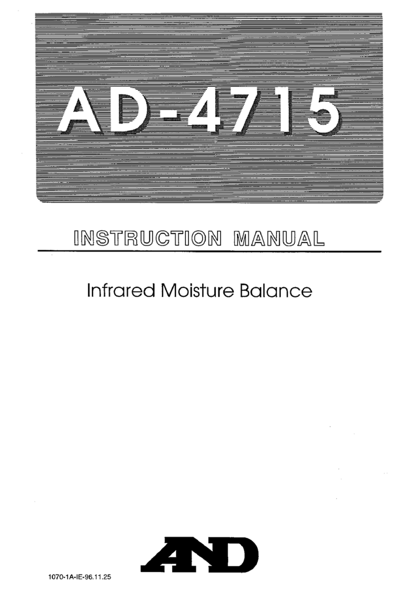 A&D AD-4715 User manual