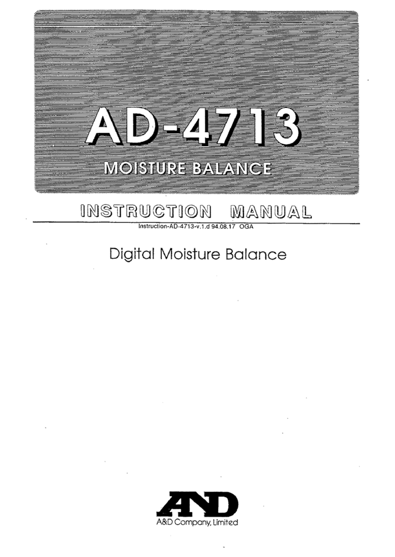 A&D AD-4713 User manual