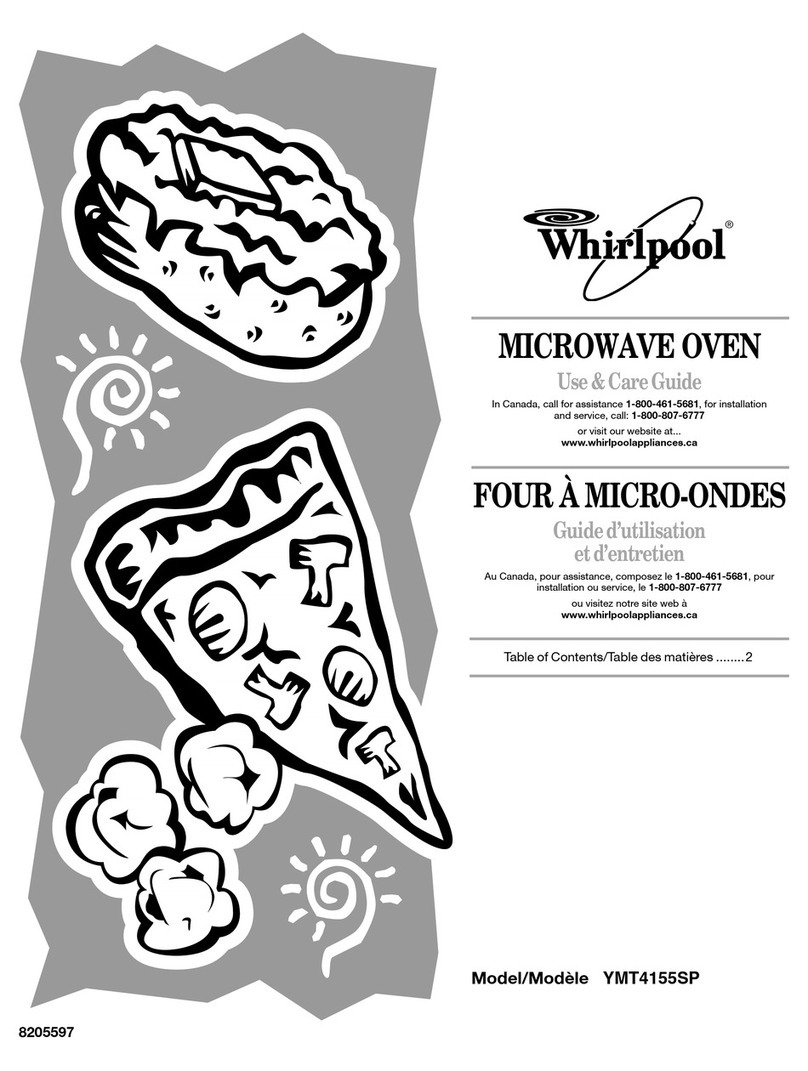 Whirlpool YMT4155SP Use & care guide