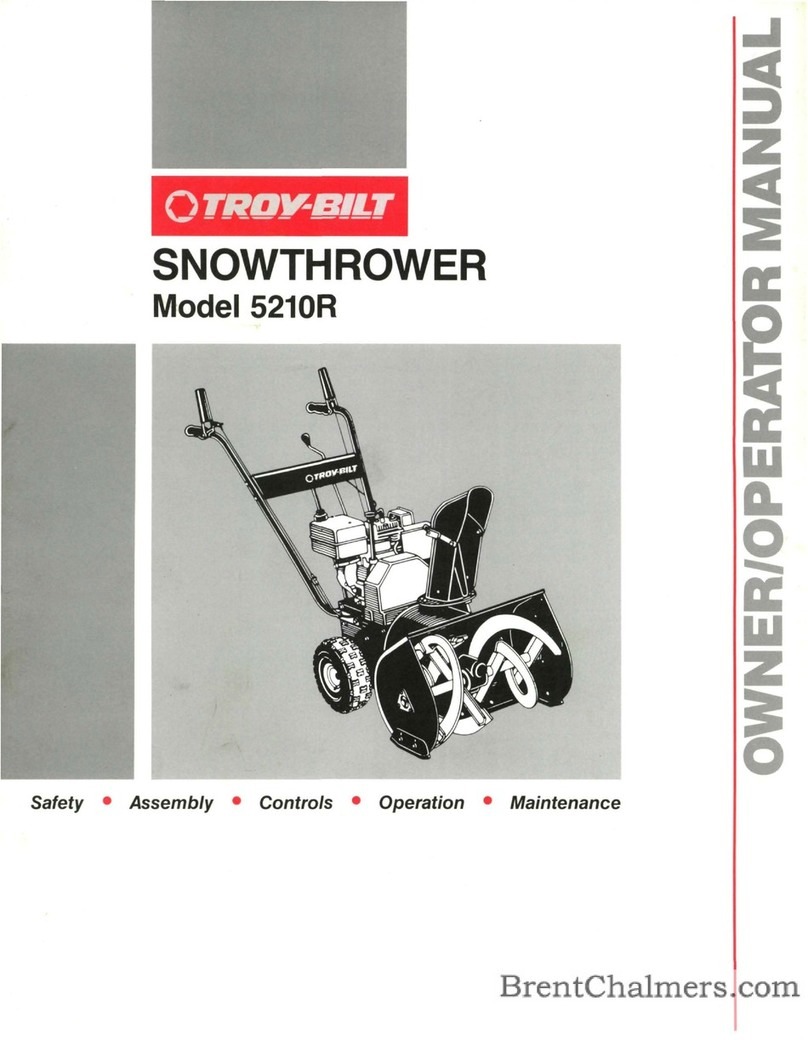 Troy-Bilt 5210R Owner's/operator's manual