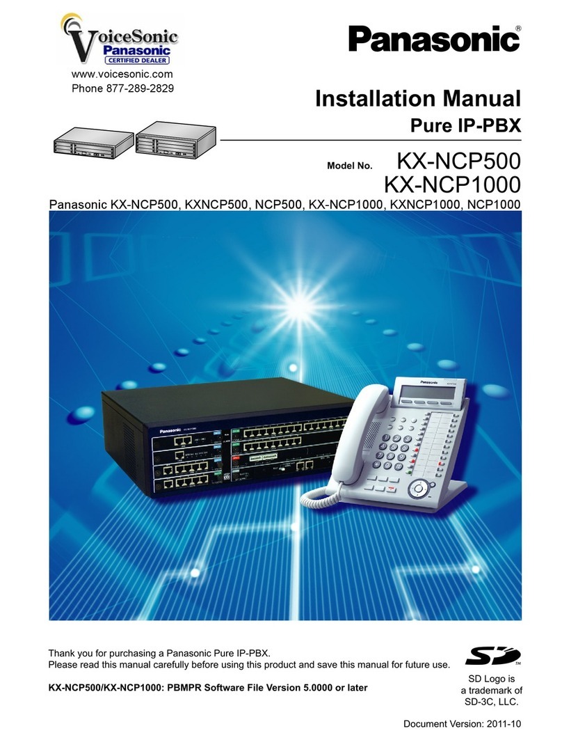 Panasonic KX-NCP500 User manual