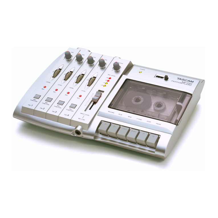 Tascam Portastudio MF-P01 User manual