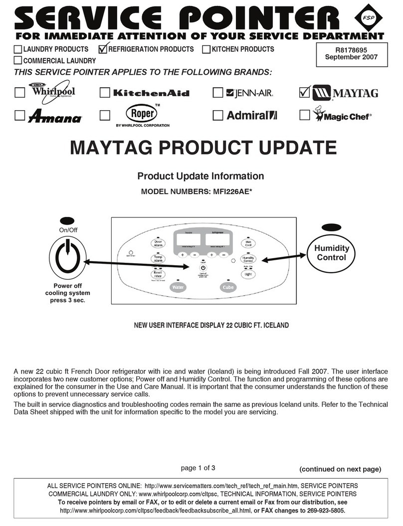 Maytag MFI226AE Series General instructions