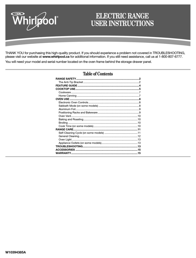 Whirlpool W10394385A User instructions